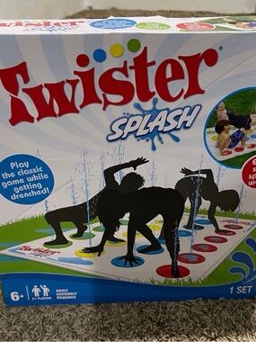Twister Splash Game Mat in Red, Blue, Yellow, Green